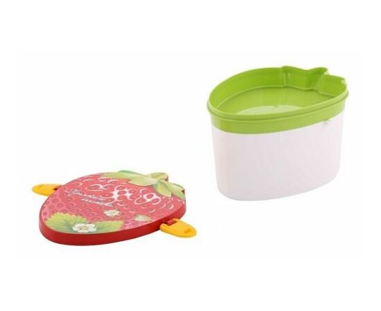 Контейнер со вставкой АЛЬТЕРНАТИВА М5392 Клубника (люкс) (белый)