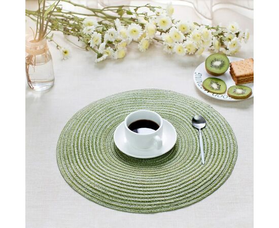 Мат на стол MEADOW 38см DM98110 мятный, изображение 2 Мат на стол MEADOW 38см DM98110 мятный, изображение 2