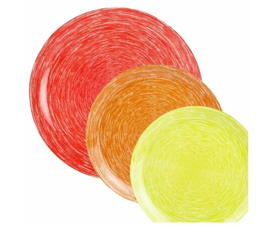 Тарелка десертная 20.5см БРАШМАНИЯ ОРАНЖ P1381, изображение 3