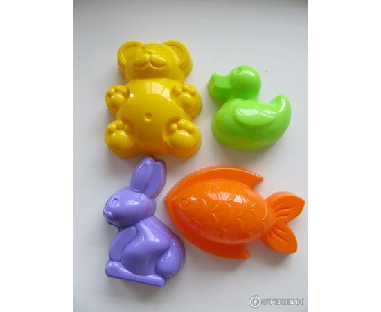Формочки детски д/песка АЛЬТЕРНАТИВА М1956 Зоопарк, изображение 2