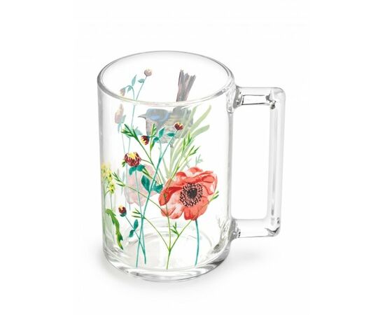 Кружка ФИТНЕС 320мл Микс декоров Цветы (Бергамот, Белая Орхидея, Уотерколор, Латон) Q0919, изображение 2