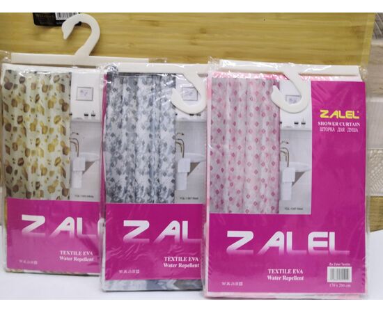 Шторы д/ванной комнаты ZALEL Z3194 эконом 180*200см 100% полиэстер Шторы д/ванной комнаты ZALEL Z3194 эконом 180*200см 100% полиэстер