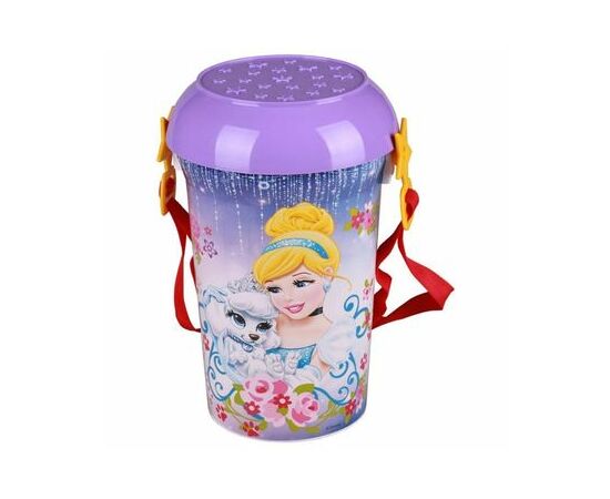 Ведро 2,5л АЛЬТЕРНАТИВА М3537 Принцессы-Дисней с крыш. (с ремнем)