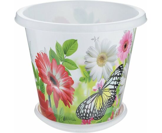 Горшок-кашпо 5,5л АЛЬТЕРНАТИВА М2410 Палитра с под.