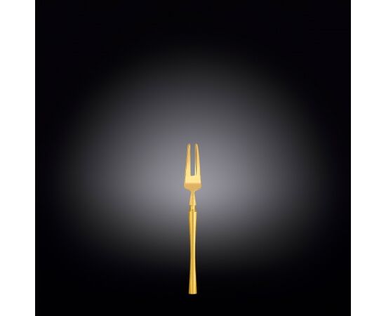 Вилка для улитки WL-999503528/1B (WL-999573/1B) 11,5см Diva Gold на блистере матовая, изображение 2