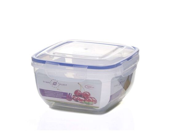 Контейнер 2400 мл 94061 Воздухонепроницаемый квадратный