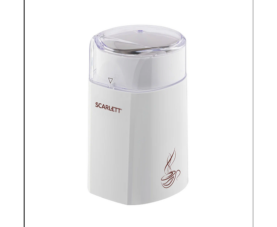 Кофемолка SCARLETT SC-CG44501 (Белый) 160 Вт, Вес 65, Ротационный нож