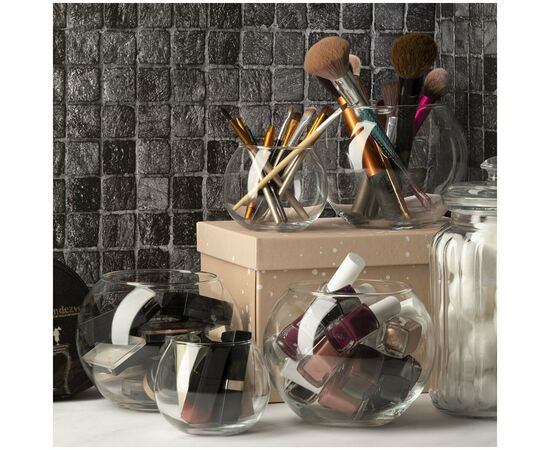 Ваза круглая 10см Флора 43417B  PASABAHCE в подарочной упаковке, изображение 3