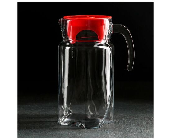 Кувшин 1,75л ЛУНА (красная крышка) 43544SLB БЕЗ подарочной коробки, изображение 5