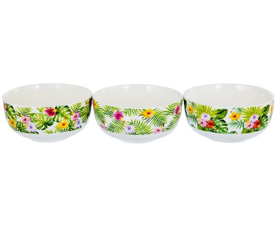 Салатник 600мл, СВЕЖЕСТЬ,  МИКС 3 ДЕКОРА 140-08003