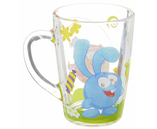 Кружка 300мл (стекло)  СШК300-1 Конфеты СМЕШАРИКИ МФК, изображение 2