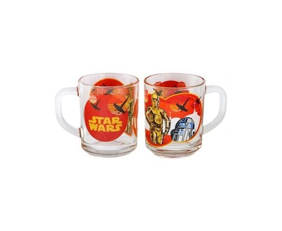 Кружка 250мл (стекло)  SWG0101 Роботы ЗВЕЗДНЫЕ ВОЙНЫ