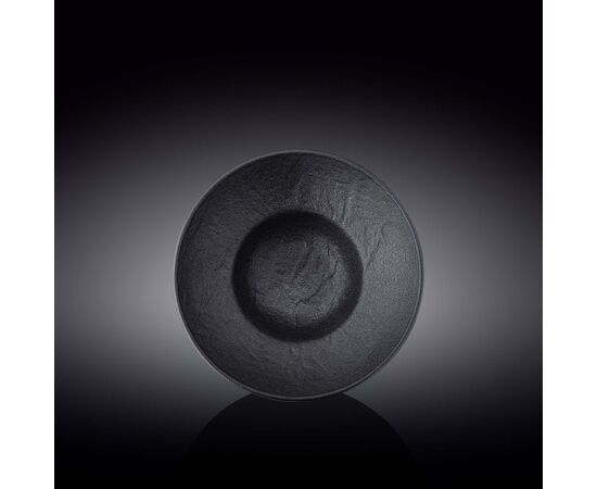 Тарелка глубокая WL-661112/A 20см 800мл черный сланец