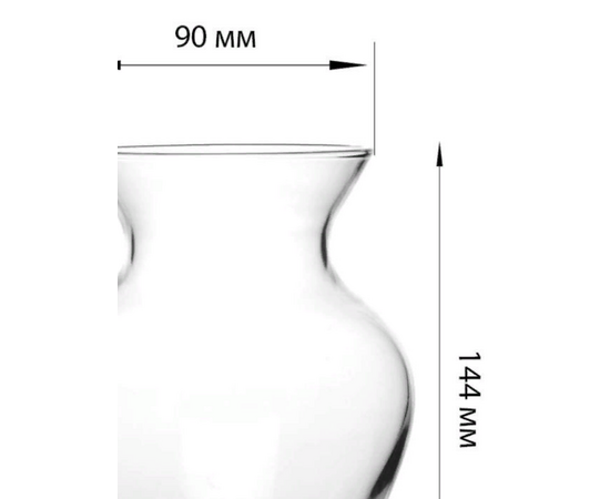 Ваза 14,4см БОТАНИКА 43206B в подарочной коробке, изображение 5