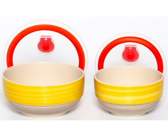 Набор салатников с/крышками (2) 139-23115, изображение 2