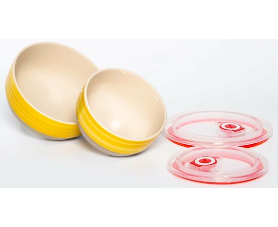 Набор салатников с/крышками (2) 139-23115, изображение 3