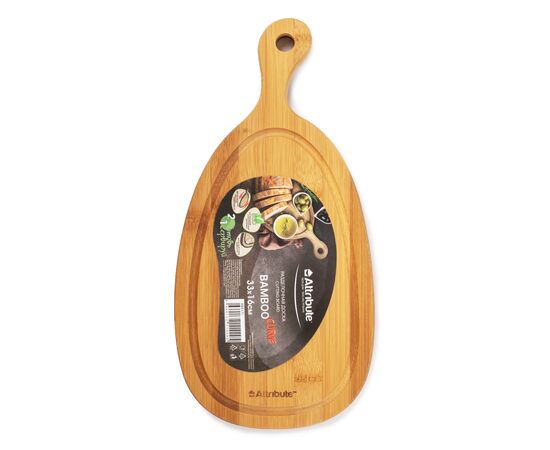 Доска разделочная BAMBOO CURVE 33х16х1.5см ABX171, изображение 3