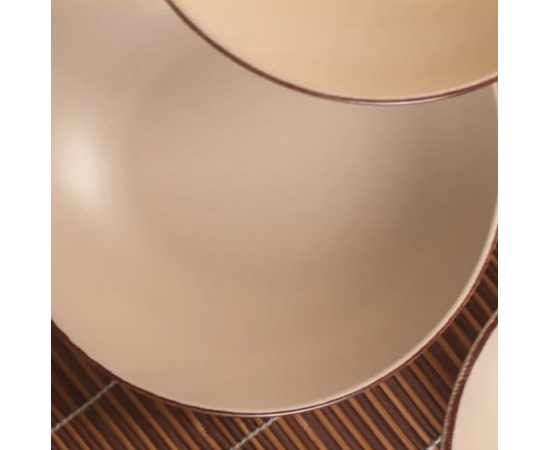 Тарелка суповая 20.5см OH! SPLASH бежевый  660мл DMD183, изображение 4