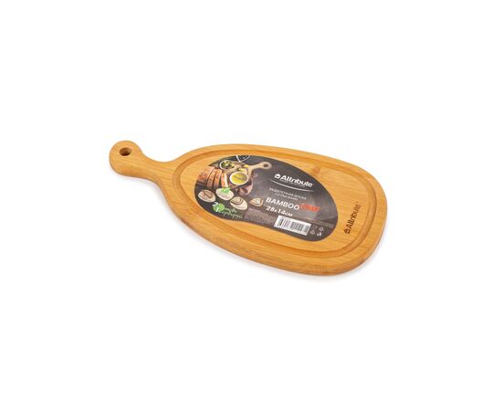 Доска разделочная BAMBOO CURVE 28x14x1.5см ABX170, изображение 3