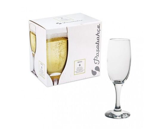 Набор бокалов д/шампанского 190мл*6шт БИСТРО 44419B
