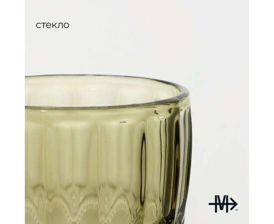 Набор бокалов 250мл*2шт "Ла-Манш" 8х15,5 см, цвет зеленый 4826333, изображение 2