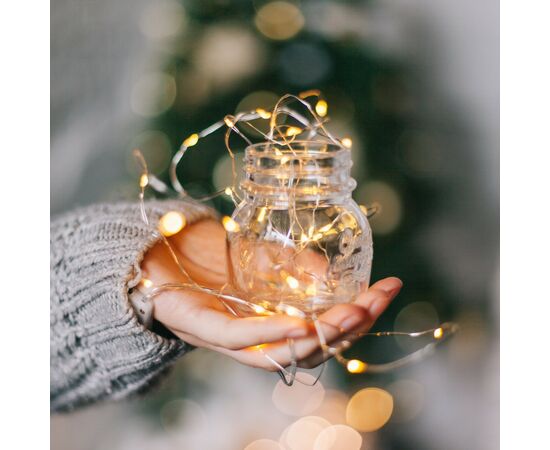 НИТЬ ROSA. IP20, 2 м, Н.С. LED(1608)-20-4.6V, AG13x3 (в компл.), 3 режима, Т/БЕЛЫЙ   9717883, изображение 5