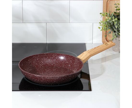 Сковорода 24см, кованая Natural. Brown ручка soft-touch, индукционное дно 3678343, изображение 3