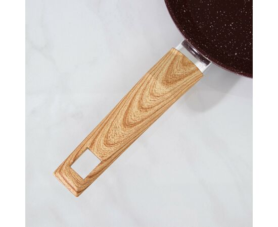 Сковорода 24см, кованая Natural. Brown ручка soft-touch, индукционное дно 3678343, изображение 5
