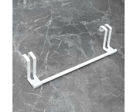 Держатель для полотенец на дверцу, цвет белый   5168778, изображение 3