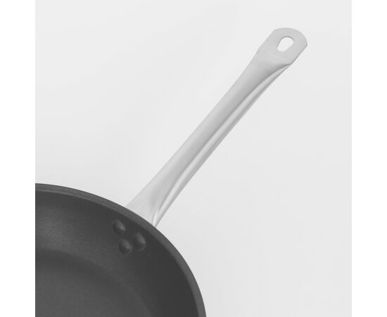 Сковорода 28см, h=55, толщина стенки 0,6 мм, индукция, длинна ручки 25 см, с АП   9355244, изображение 6