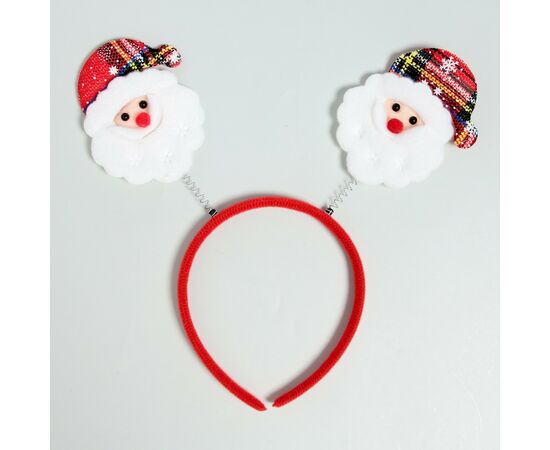 Карнавальный ободок "Дед Мороз"  МИКС 5017219, изображение 2