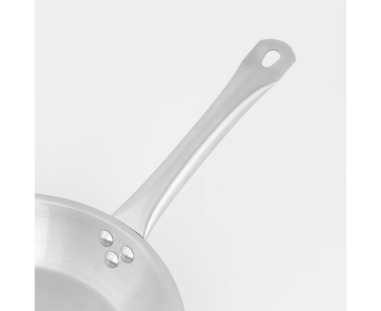 Сковорода 24см, h=50, толщина стенки 0,6 мм, индукция, длинна ручки 21,5 см   9355237, изображение 7