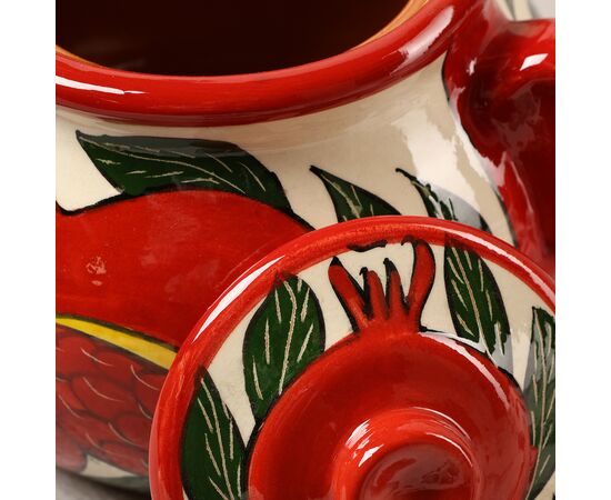 Сахарница 500мл Риштанская Керамика "Гранат", 10487614, изображение 4