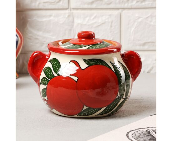 Сахарница 500мл Риштанская Керамика "Гранат", 10487614, изображение 5