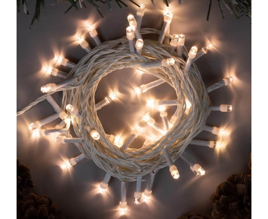 НИТЬ ECO. IP20, 5 м, Н.Б. LED-50-220V, 8 режимов, Т/БЕЛЫЙ 3556773