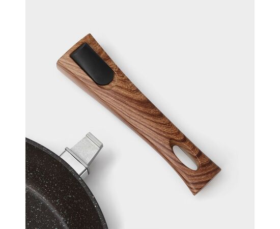 Сковорода 26см, кованая Magistro Granit с а/п покрытием, ручка soft-touch, индукционное дно 7004469, изображение 6