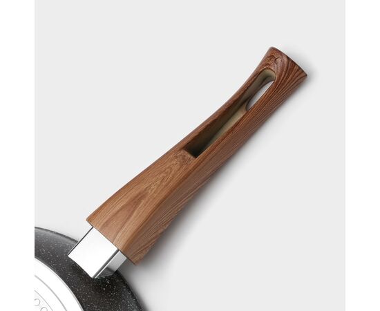 Сковорода 26см, кованая Magistro Granit с а/п покрытием, ручка soft-touch, индукционное дно 7004469, изображение 8