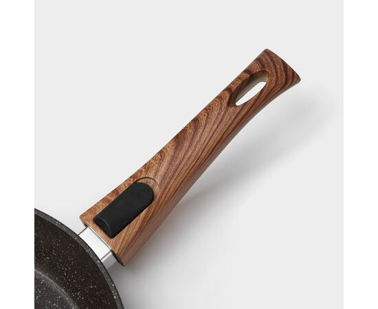 Сковорода 26см, кованая Magistro Granit с а/п покрытием, ручка soft-touch, индукционное дно 7004469, изображение 10