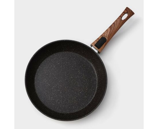 Сковорода 26см, кованая Magistro Granit с а/п покрытием, ручка soft-touch, индукционное дно 7004469, изображение 9