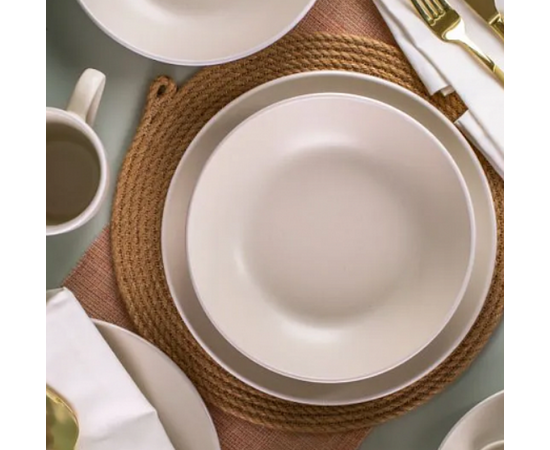 Тарелка суповая 20.5см SCANDY MILK TDP537, изображение 3 Тарелка суповая 20.5см SCANDY MILK TDP537, изображение 3