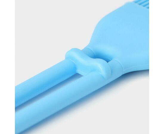 Кисть "Дуэт" 27,5х5х1,5 см, цвет голубой   10156834, изображение 4