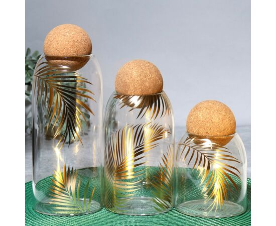 Банка для хранения 800мл "Тропики", 9593440, изображение 2