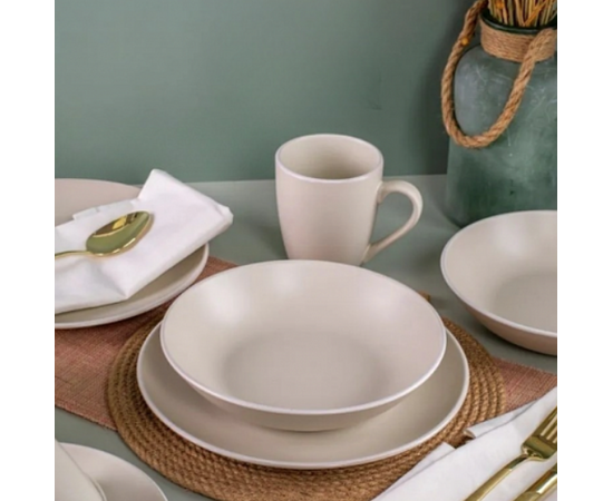 Тарелка обеденная 24см SCANDY MILK TDP535, изображение 4