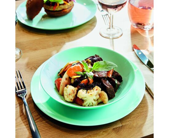 Тарелка обеденная 25см Дивали Лайт Тюркуаз P2611, изображение 4