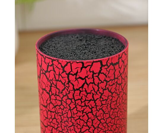 Подставка для ножей с наполнителем «Красный разлом», 14×9 см, soft-touch, красный 3936201, изображение 3