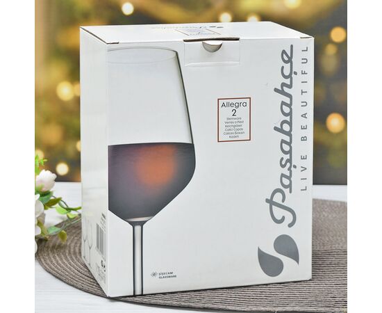 Набор бокалов д/вина 490мл*2шт АЛЛЕГРА 440065B/, изображение 5