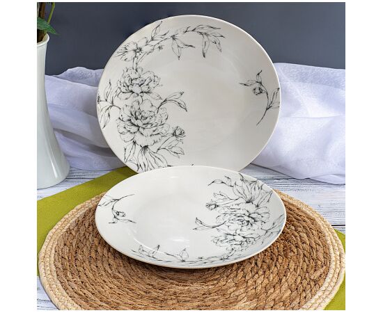 Тарелка обеденная PEONIA 24см Тарелка обеденная PEONIA 24см