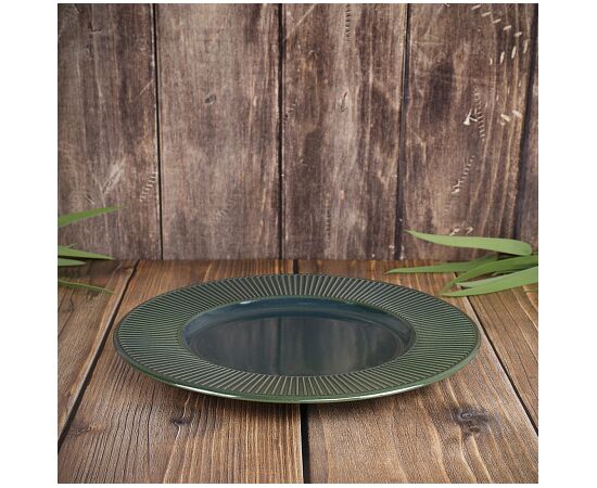 Тарелка десертная EMERALD GREEN 22см, изображение 2