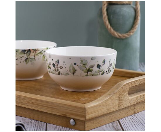 Салатник GREEN LEAFS 13см