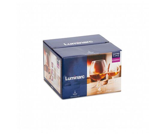 Набор бокалов для коньяка 250мл*4шт ВРЕМЯ ДЕГУСТАЦИЙ P9243, изображение 3